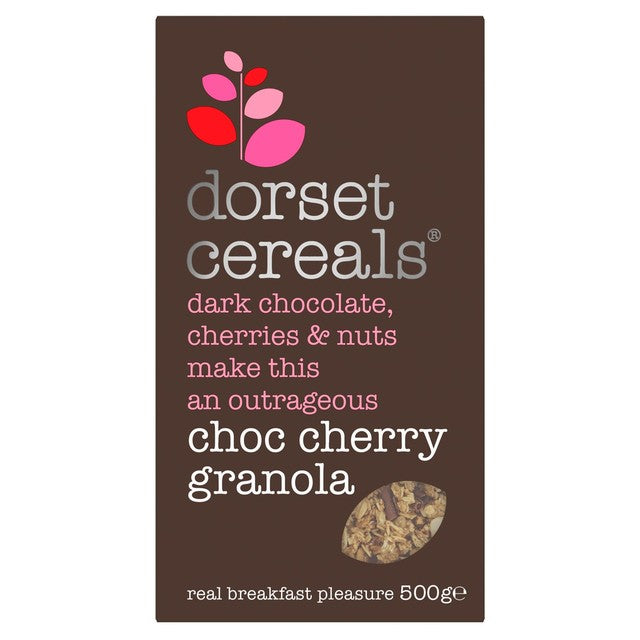Dorset Cereals chocolate cherry granola cereal 450g - British product
