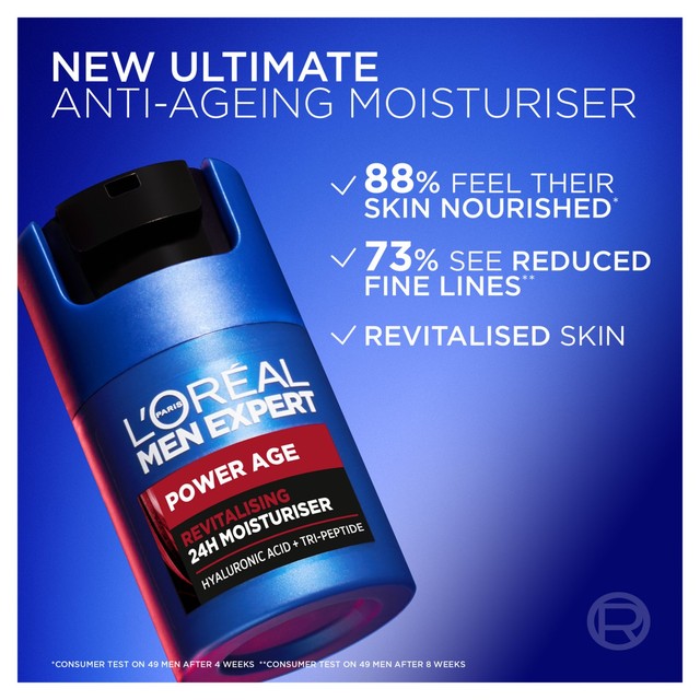 L'Oreal Men Expert Power Age Moisturiser 50ml, UK version