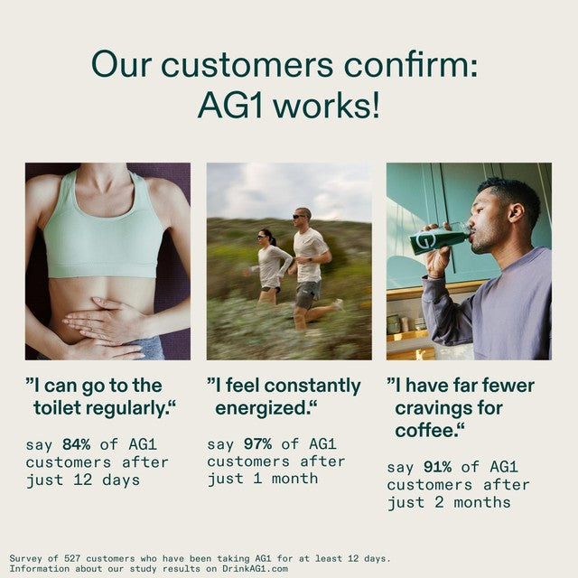 AG1 supplement 30 servings stick packs, British brand