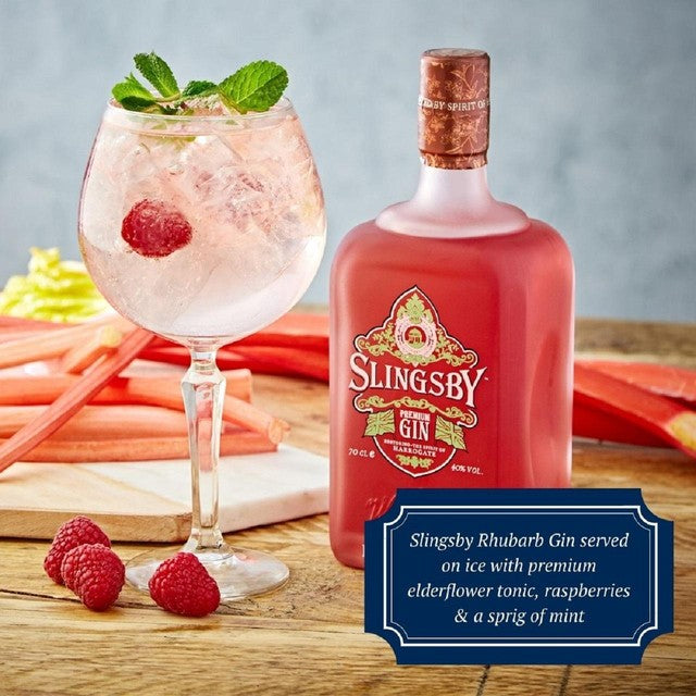 Slingsby rhubarb gin 70cl (British brand)