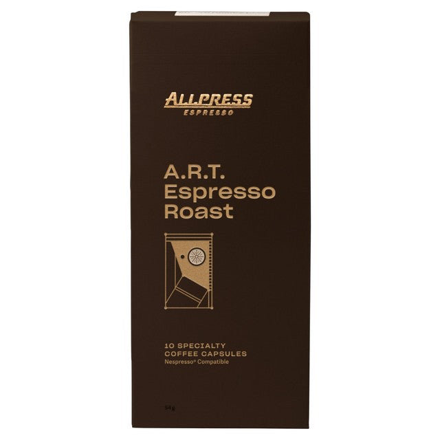 Allpress A.R.T Espresso Roast coffee capsules 10 per pack - British product
