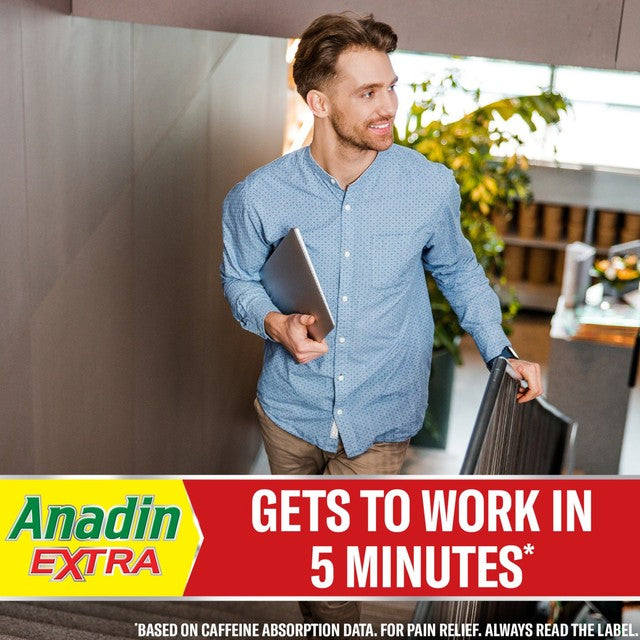Anadin Extra pain relief caplets 16s, UK version