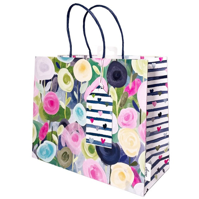Deva Designs Blooming Blush gift bag medium - British product