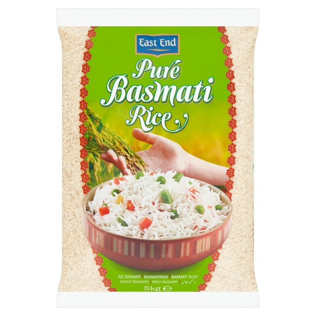 East End Pure Basmati Rice 5kg - British product
