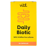 VITL Daily Biotic Capsules 30 capsules (British brand)