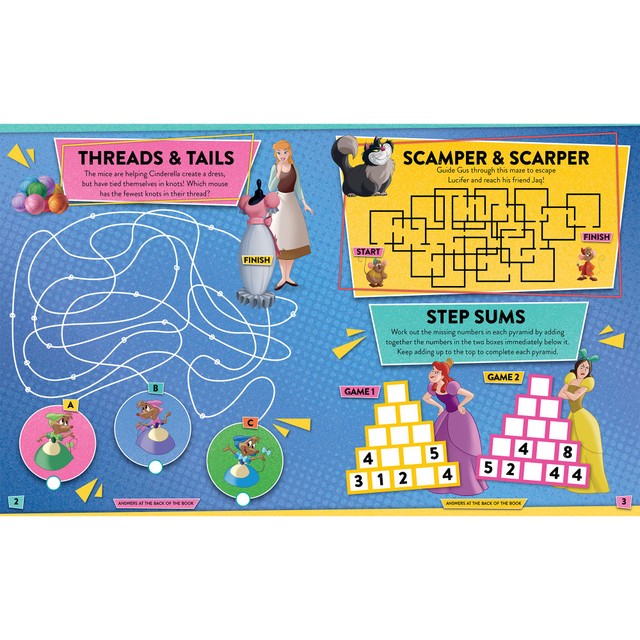 Disney Princess Super Stickers activity book, UK version