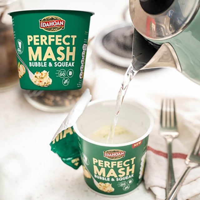 Idahoan Bubble & Squeak instant mash pot 55g - British product