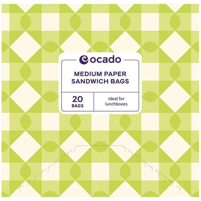 Ocado Medium papir sandwichposer