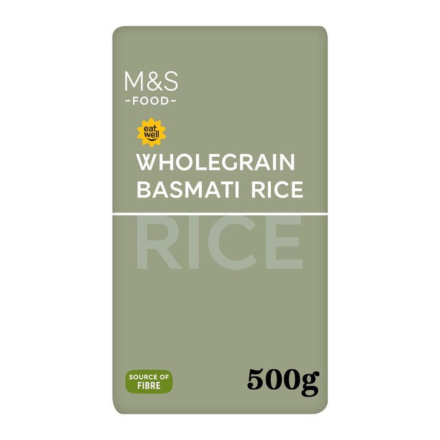 M&S wholegrain basmati rice 500g, imported from the UK