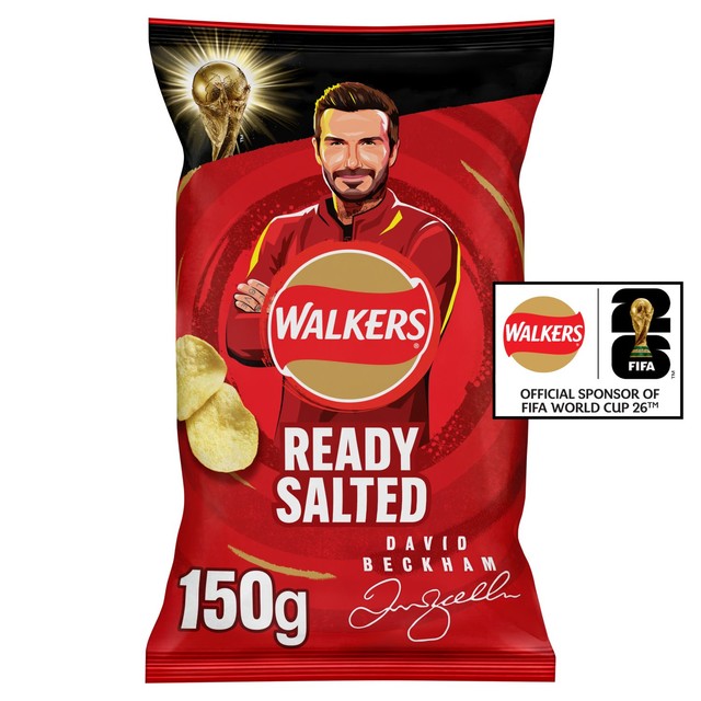 Walkers ready salted potato crisps 150g (British brand)