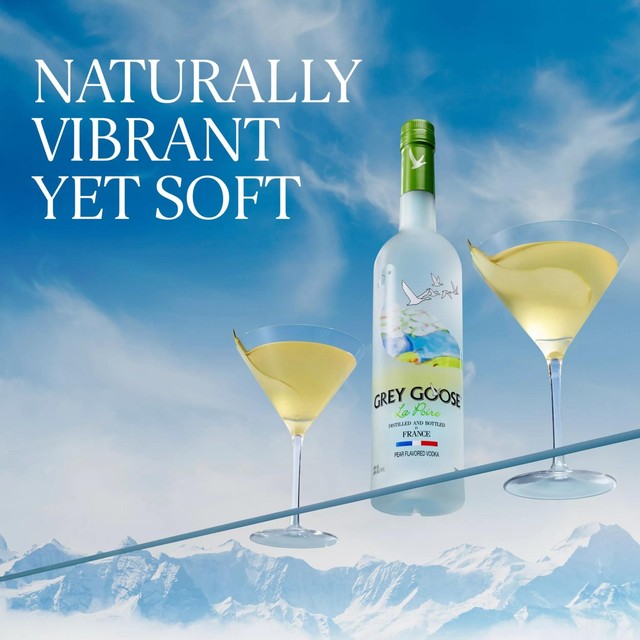 Grey Goose La Poire flavoured vodka 70cl, UK version