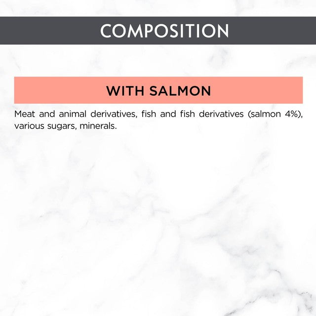 Gourmet wet cat food salmon in jelly 4 x 57g, UK version