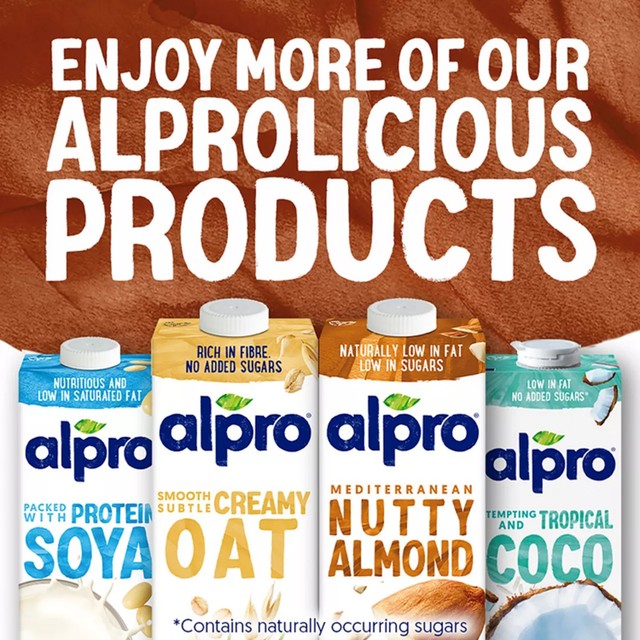 Alpro chocolate soya milk alternative 1L - British product