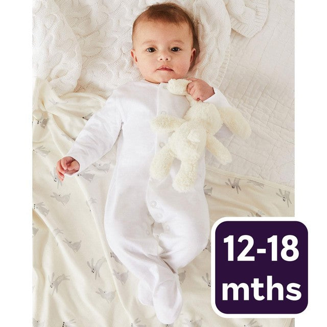 M&S organic cotton sleepsuits 5 pack, imported from the UK