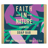 Faith In Nature lavender soap bar 100g - British product
