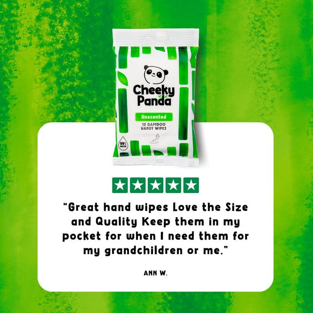 The Cheeky Panda unscented bamboo baby wipes (British brand)