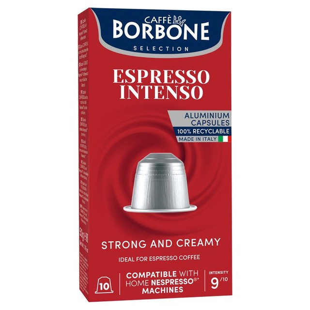 Caffe Borbone Espresso Intensity 9 coffee capsules 10 pack - British product