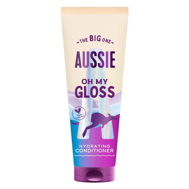 Aussie Oh My Gloss hair conditioner, imported from the UK