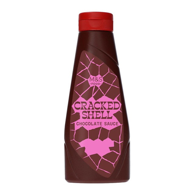 M&S cracked shell chocolate sauce 250g, imported from the UK