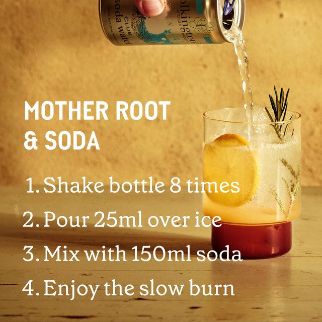 Mother Root ginger non-alcoholic aperitif 500ml, imported from the UK