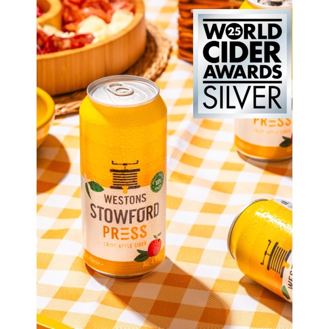 Stowford Press medium dry cider 4x440ml (British brand)