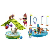 Playmobil My Life Dog Playground toy set, imported from the UK