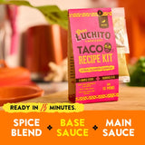 Gran Luchito citrus jalapeno carnitas taco recipe kit 270g, UK version