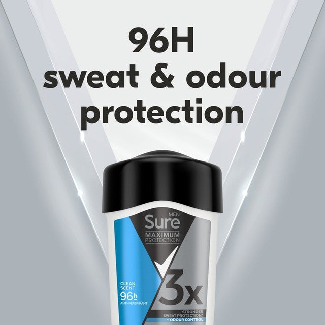 Sure Clean Scent anti-perspirant deodorant cream stick 45ml (British brand)