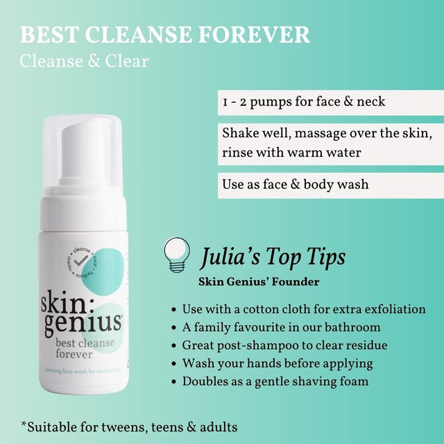 Skin Genius Best Cleanse Forever cleansing face wash, UK version