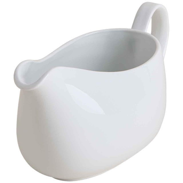 M&S Maxim gravy boat in white porcelain, imported from the UK