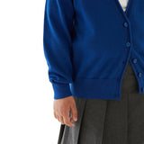 M&S children's cotton cardigan blue 9-10 years, imported from the UK