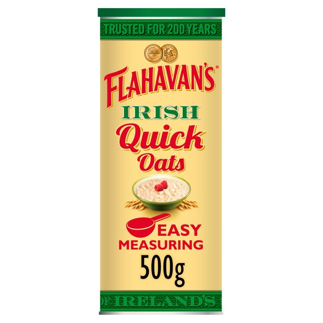 Flahavan's Quick Oats porridge oats drum, UK version