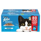 Felix fish selection in jelly wet cat food 80x85g - British product