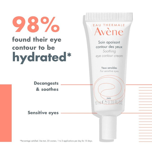Avène Soothing Eye Contour Cream for very sensitive skin 10ml - British product