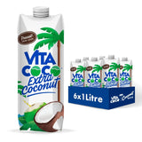 Vita Coco extra coconut water 6x1L multipack (British brand)