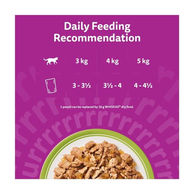 Whiskas Mixed Menu cat food pouches 12x85g, imported from the UK