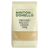 Minton & Donello organic millet grain 500g, imported from the UK