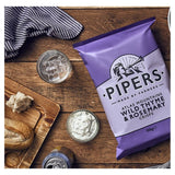 Pipers Wild Thyme & Rosemary crisps 150g, imported from the UK