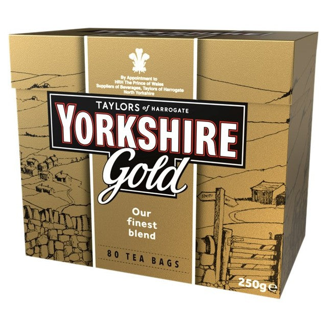 Yorkshire Tea Gold Teabags 80 count (British brand)