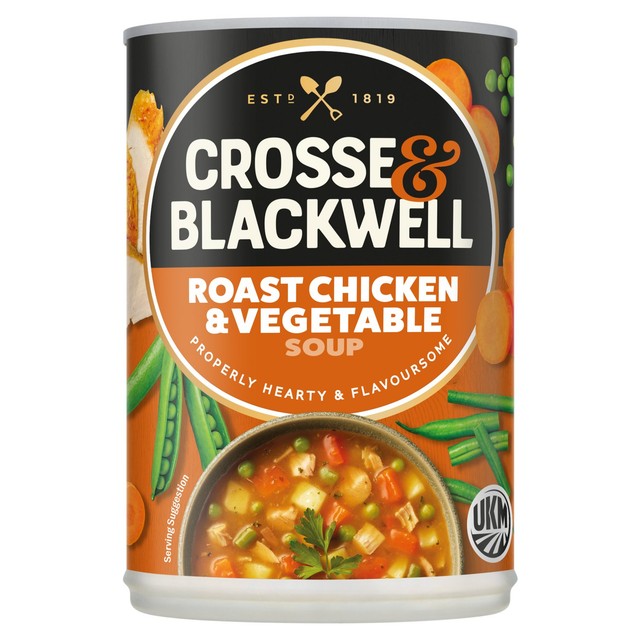 Crosse Blackwell Roast Chicken Vegetable Soup 400g - British product