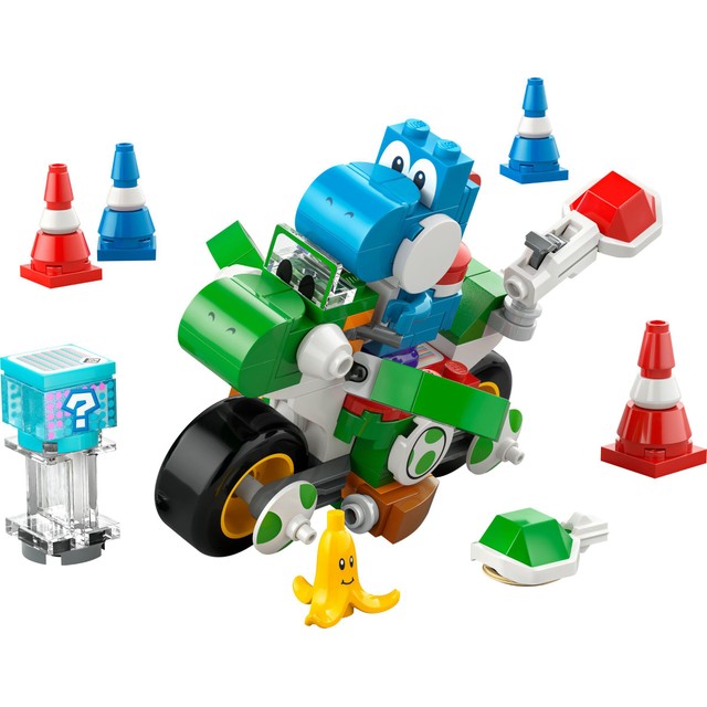 Lego Super Mario Mario Kart Yoshi Bike building set 133 pieces, UK version