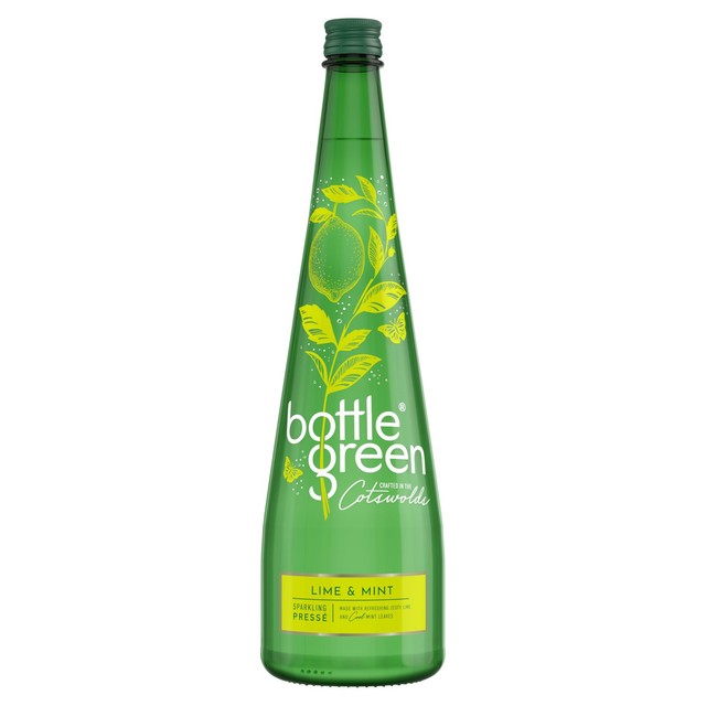 Bottle Green sparkling lime and mint flavoured soft drink 750ml - British product