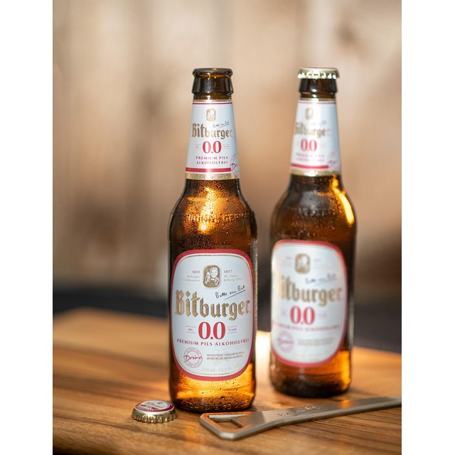 Bitburger Premium Pils 0.0% non-alcoholic beer 6x330ml - British product