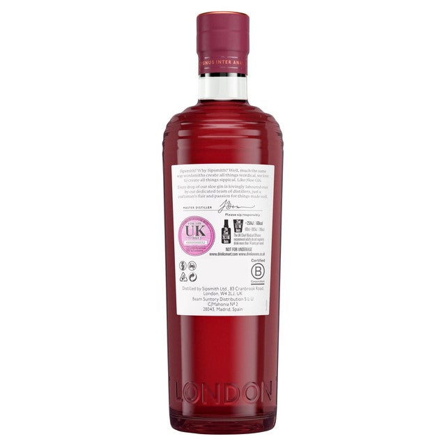Sipsmith sloe gin 70cl (British brand)