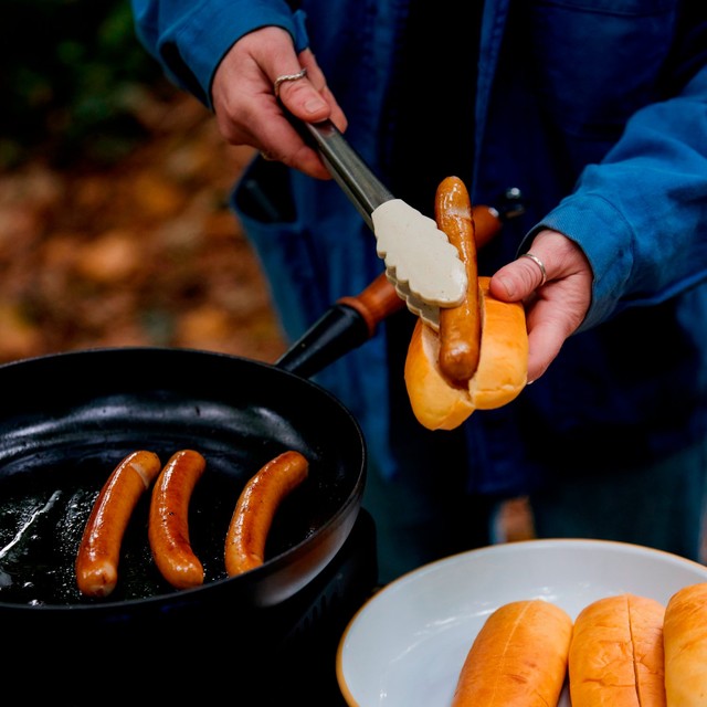 Rare & Pasture nitrate free pork hot dogs, imported from the UK