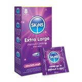 Skins extra large condoms 57mm nominal width, UK version