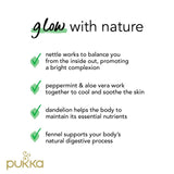 Pukka Organic Radiance Tea Herbal 20 tea bags, imported from the UK