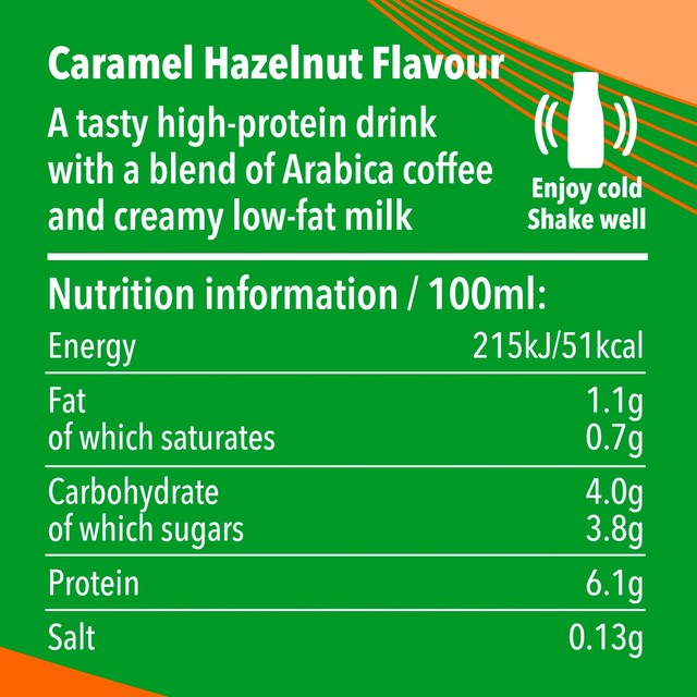 Starbucks Caramel Hazelnut protein drink 330ml (British brand)