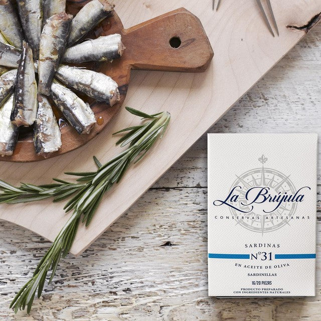 Brindisa Galician Small Sardines 115g - British product