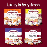 Häagen-Dazs Mini Becher Eis gesalzenes Karamell Belgische Schokolade 4x95ml, UK-Version